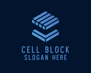 Tech Cube Block  logo design