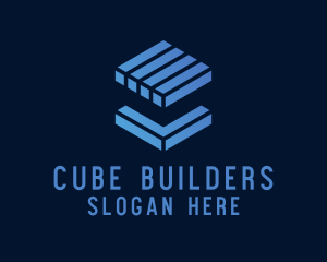 Tech Cube Block  logo design