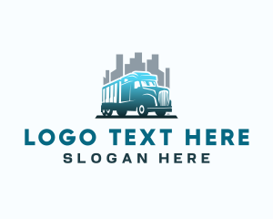 Transport Truck Logistics logo