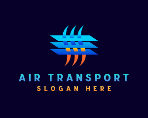 HVAC Air Cooling logo design