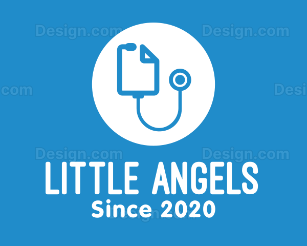 Medical Consultation Stethoscope Logo