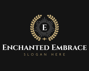 Laurel Wreath Hotel logo design