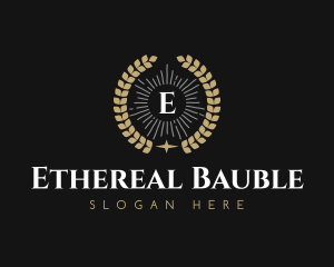 Laurel Wreath Hotel logo design