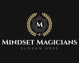 Laurel Wreath Hotel logo design