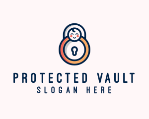 Child Safety Lock  logo design