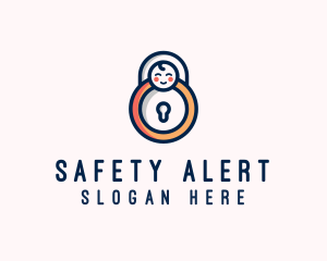 Child Safety Lock  logo design