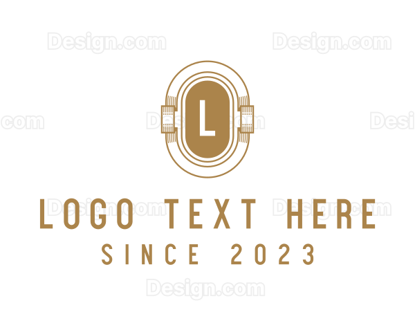 Retro Ribbon Badge Logo