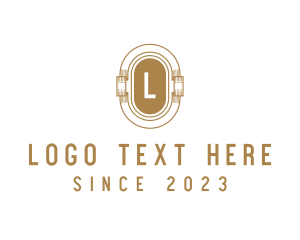 Retro Ribbon Badge logo