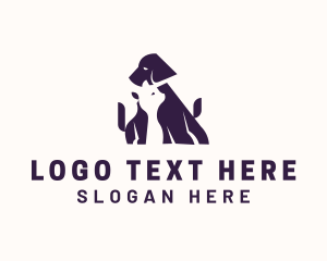 Veterinarian - Cat Dog Veterinarian logo design