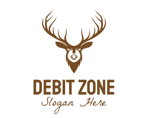 Brown Elk Head logo design