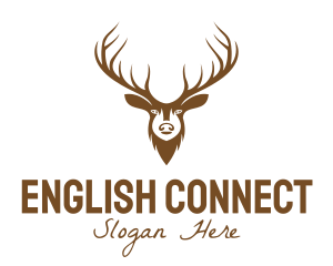 Brown Elk Head logo design