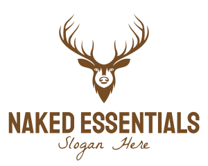 Brown Elk Head logo design