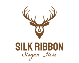 Brown Elk Head logo design