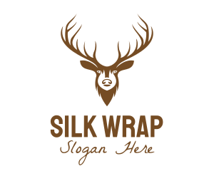 Brown Elk Head logo design