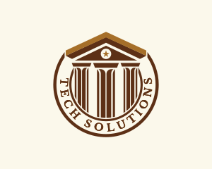 Lawyer Legal Courthouse Logo