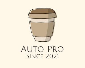 Minimalist Coffee Cup  logo