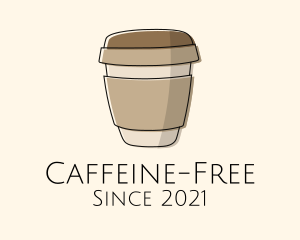 Minimalist Coffee Cup  logo design