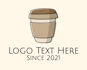 Minimalist Coffee Cup  logo