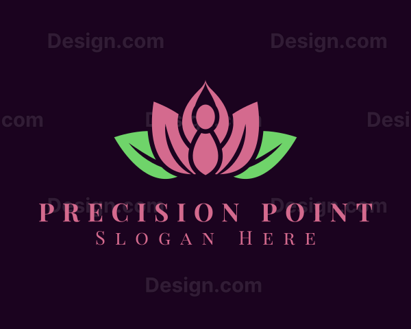 Lotus Petal Meditation Logo