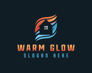 Cold Warm Ventilation logo design