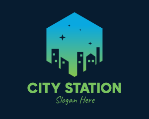 Night City Sky  logo design