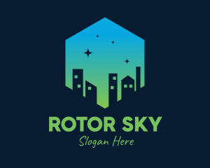 Night City Sky  logo design