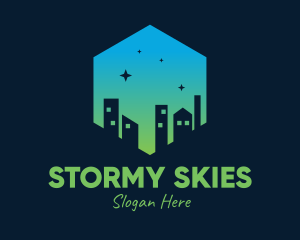 Night City Sky  logo design