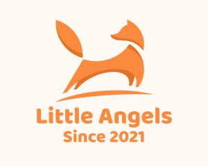 Modern Orange Fox  logo