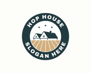 House Roofing Subdivision logo design