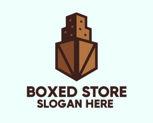 Brown Crate Building logo design