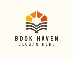 Sun Book Education logo design