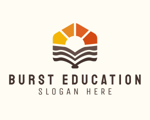 Sun Book Education logo design