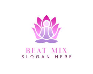 Yoga  Lotus Meditation logo