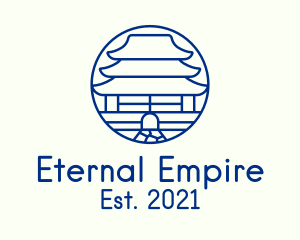 Korean Temple Landmark logo