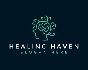 Mental Health Wellness Healing logo design