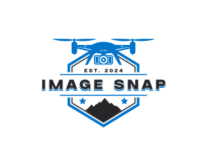 Quadcopter Drone Mountain logo