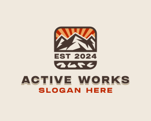 Mountain Summit Adventure logo design