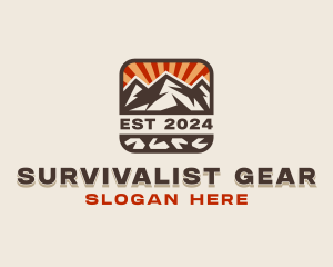 Mountain Summit Adventure logo design