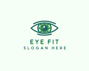 Eye Virus Optometry  logo design