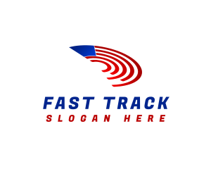 American Flag Track logo