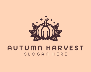 Farm Harvest Pumpkin logo design