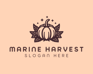 Farm Harvest Pumpkin logo design