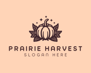 Farm Harvest Pumpkin logo design