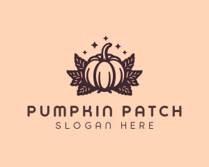 Farm Harvest Pumpkin logo design