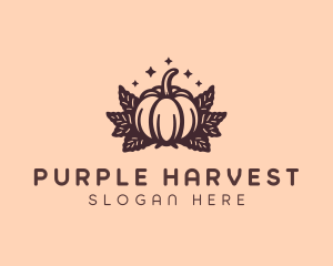 Farm Harvest Pumpkin logo design