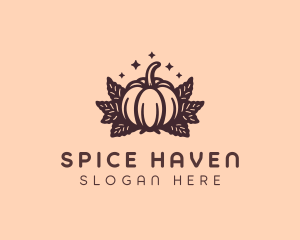 Farm Harvest Pumpkin logo design