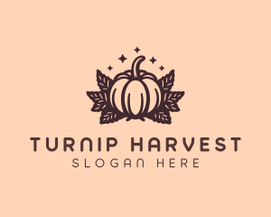 Farm Harvest Pumpkin logo design