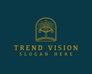 Spiritual Tarot Eye logo design