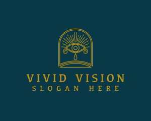 Spiritual Tarot Eye logo design