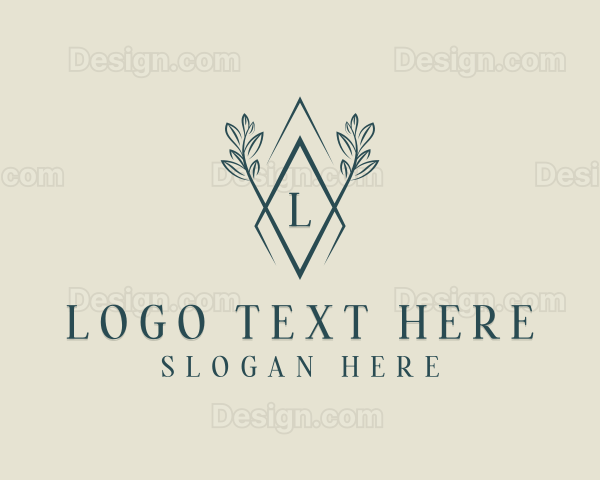 Luxury Floral Diamond Logo